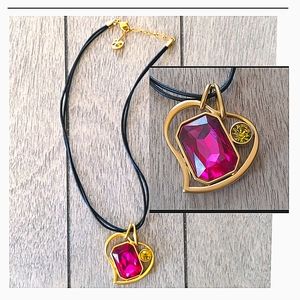 Swarovski Pink crystal necklace